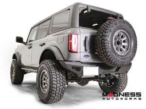 Ford Bronco Spare Tire Relocation Bracket - Fab Fours Ford Bronco Spare Tire Relocation Bracket - Fab Fours